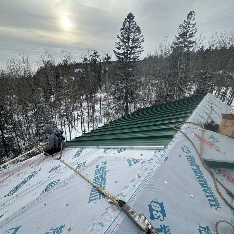 Magna-Loc standing seam steel roof panels installation Magna-Loc standing seam steel roof panels installation