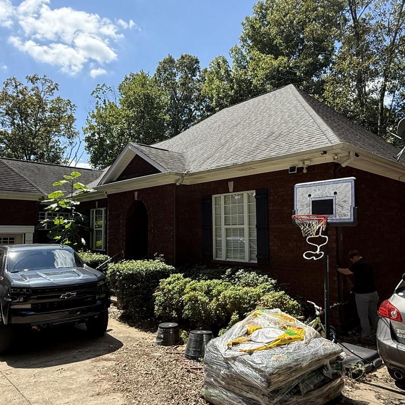 Owen's Corning Oakridge Driftwood Shingles installation Owen's Corning Oakridge Driftwood Shingles installation
