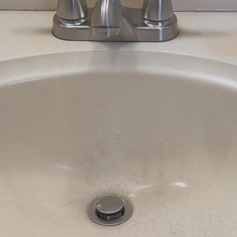 Lavatory sink faucet and drain with pop-up assembly