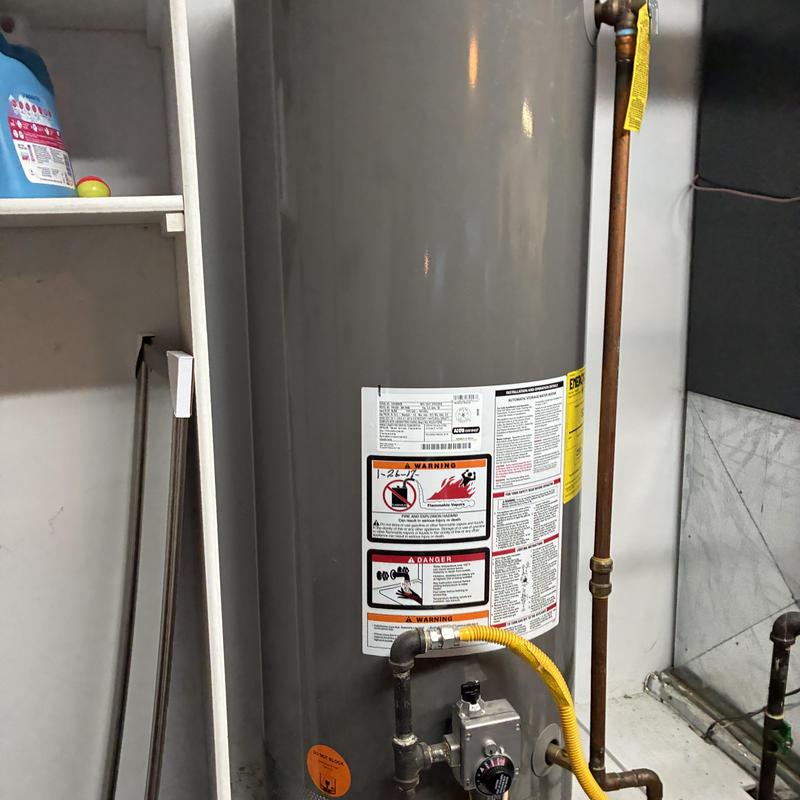 Water heater T&P valve with copper piping