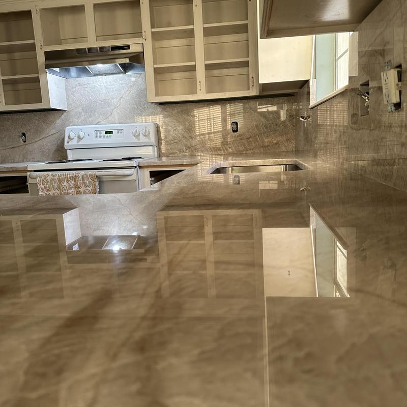 Granite kitchen countertops with sink and stove Granite kitchen countertops with sink and stove