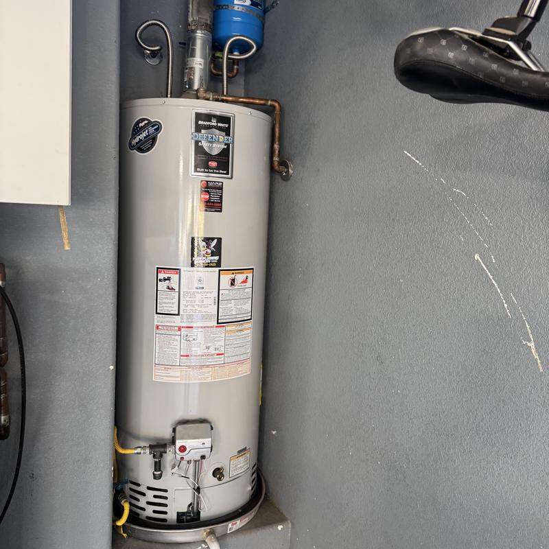 50 gallon gas Bradford White water heater replacement