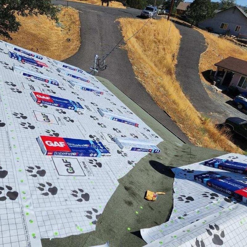 GAF Timberline HD roofing shingles installation