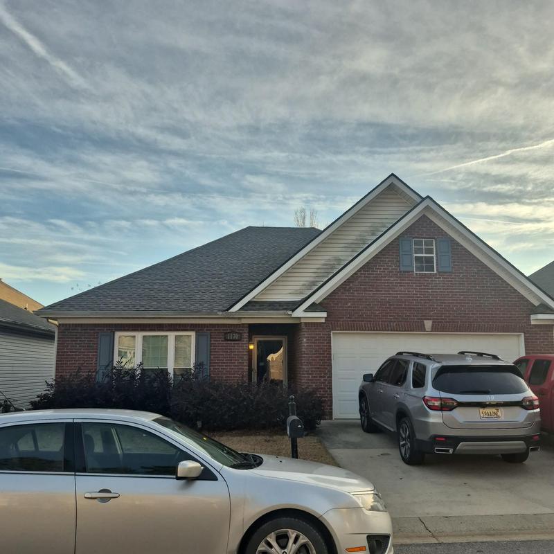 GAF HDZ shingle roof upgrade on brick home GAF HDZ shingle roof upgrade on brick home