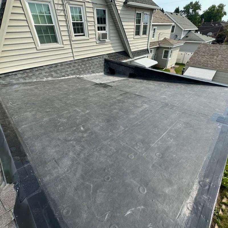 GenFlex EPDM rubber flat roof installation Duluth MN GenFlex EPDM rubber flat roof installation Duluth MN