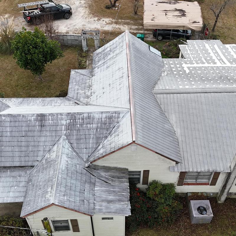 Metal roof storm damage inspection and quote in Lexington SC