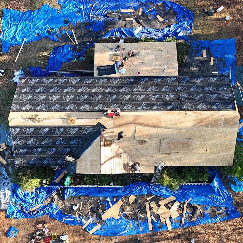 Owens Corning Oakridge roofing system installation