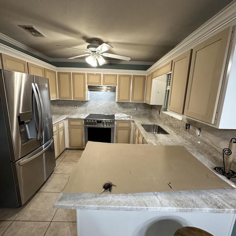 Cabinet doors and drawers installation in kitchen Cabinet doors and drawers installation in kitchen