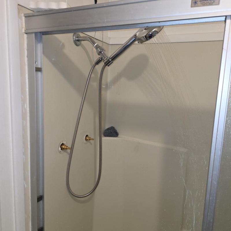 Shower valve stems replaced with new brass stems