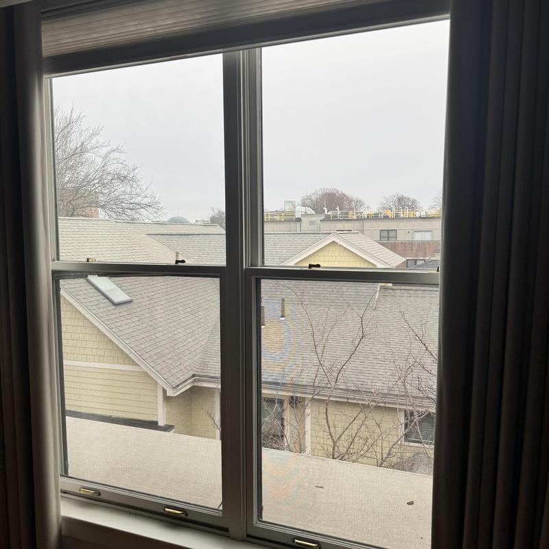 Andersen 400 series window installation in room