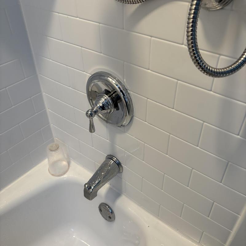 Moen shower cartridge with handle and tub spout