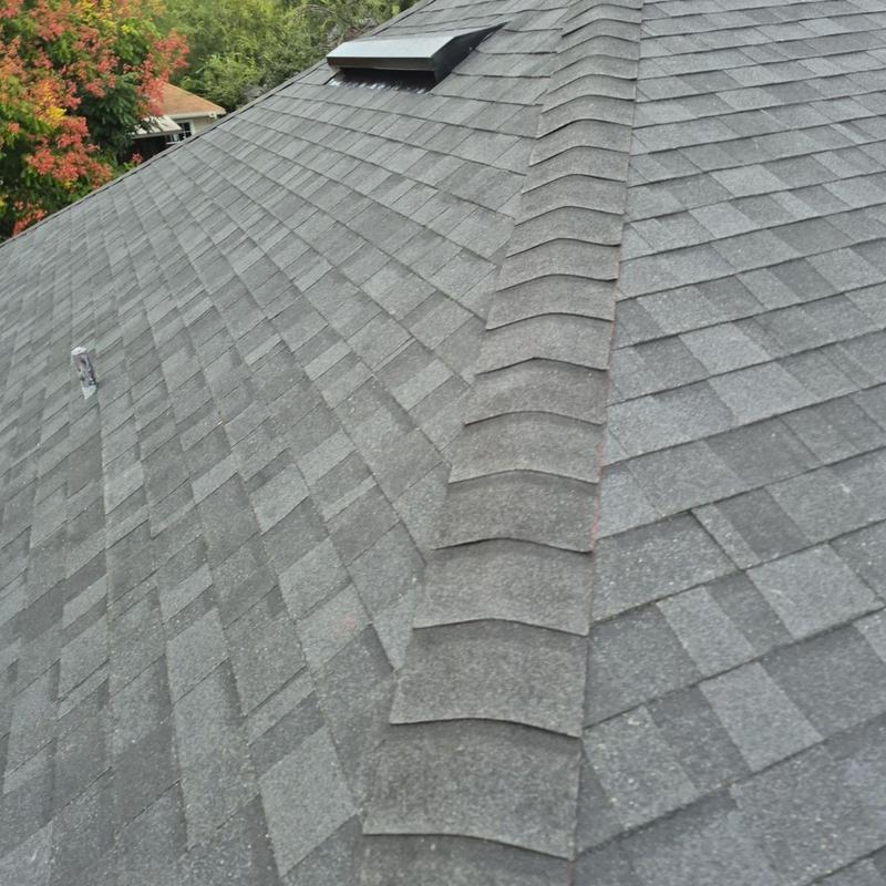 Asphalt shingle roof with ridge cap in Jacksonville Beach, FL Asphalt shingle roof with ridge cap in Jacksonville Beach, FL