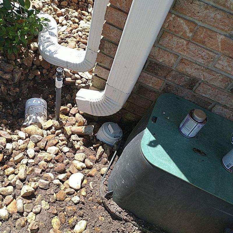 Gutter downspout splash guard and corner seal Gutter downspout splash guard and corner seal