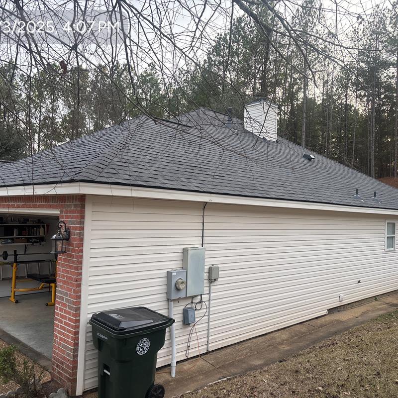 Owens Corning Williamsburg Grey shingle roof installation Owens Corning Williamsburg Grey shingle roof installation