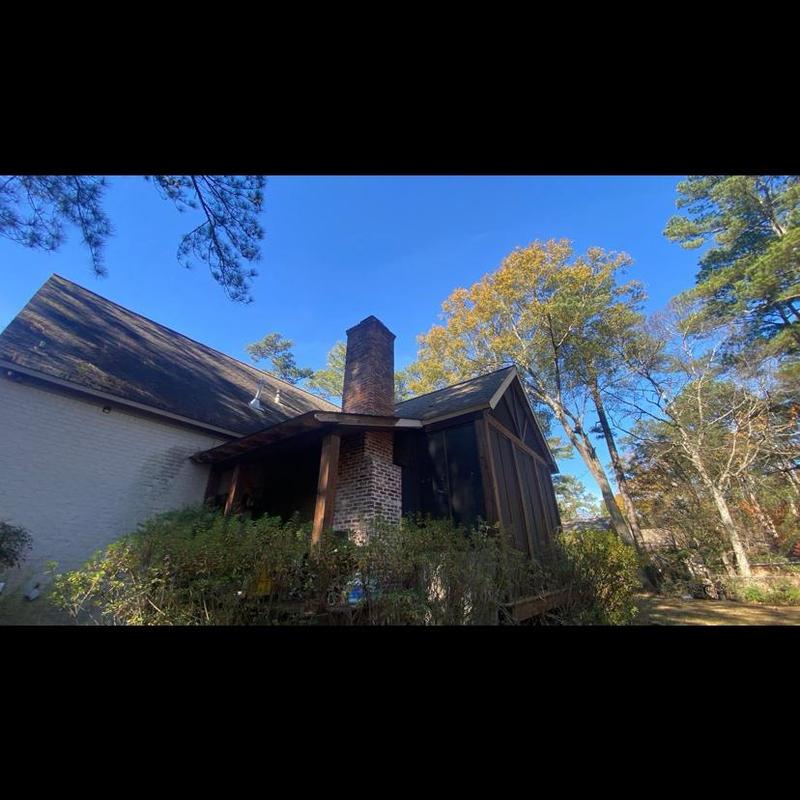 Roof shingles inspection on residential home in Florence, MS Roof shingles inspection on residential home in Florence, MS