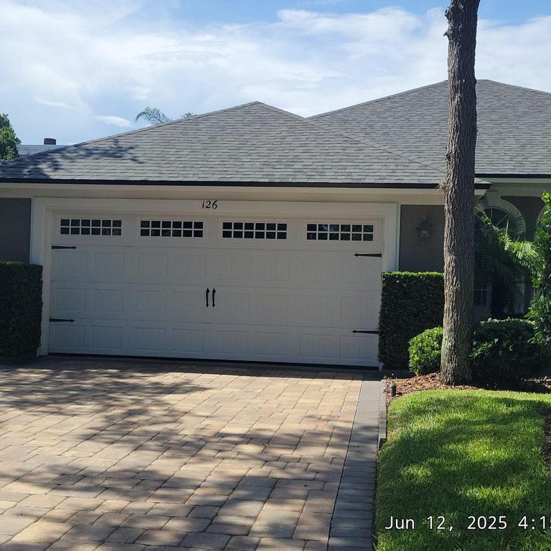 Owens Corning shingle roof replacement on home Owens Corning shingle roof replacement on home