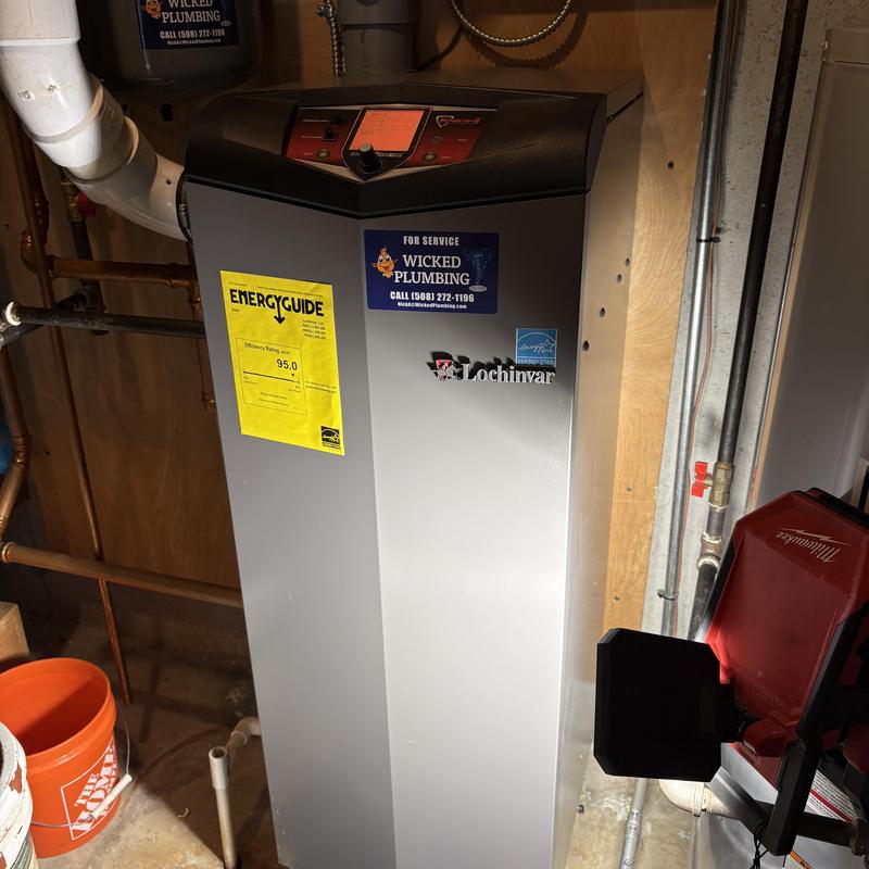 Lochinvar high efficiency boiler with new gas valve