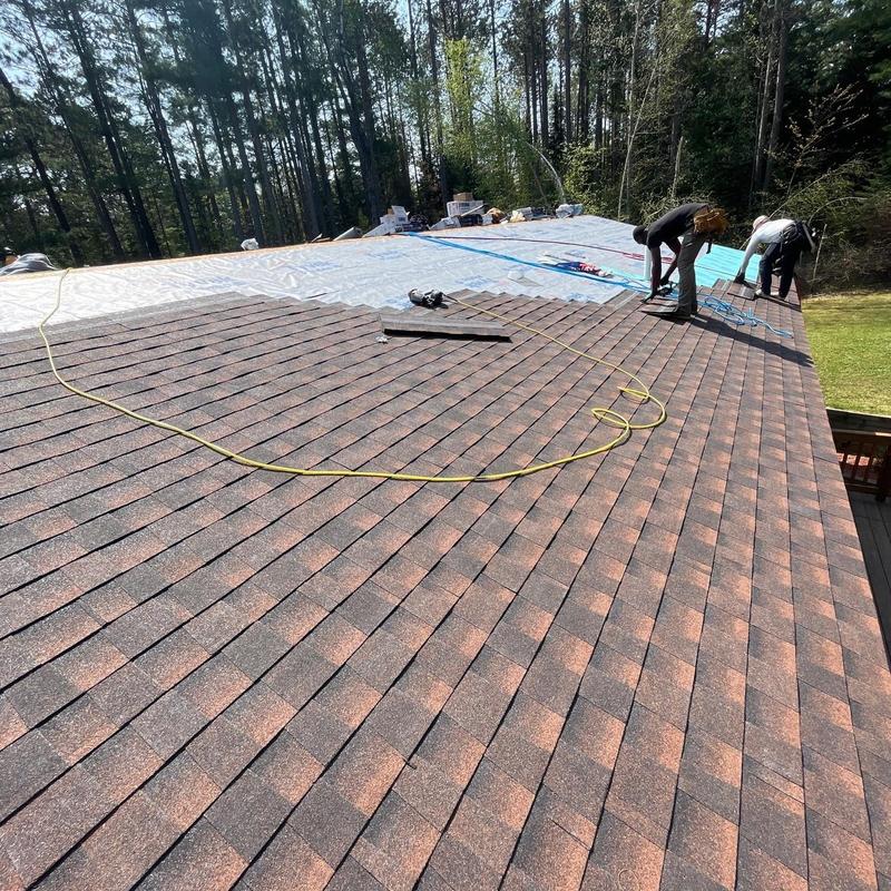 Northgate ClimateFlex SBS shingles installation on roof Northgate ClimateFlex SBS shingles installation on roof