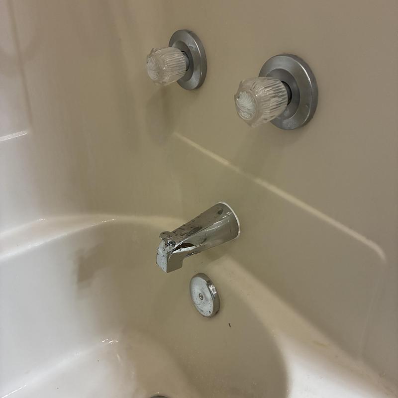 Bathtub diverter spout and drain stopper installation