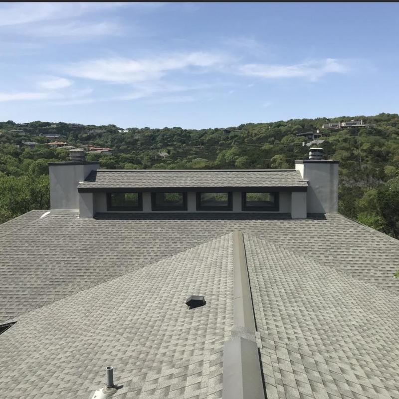 Chimney flashings and stucco with Timberline HDZ shingles
