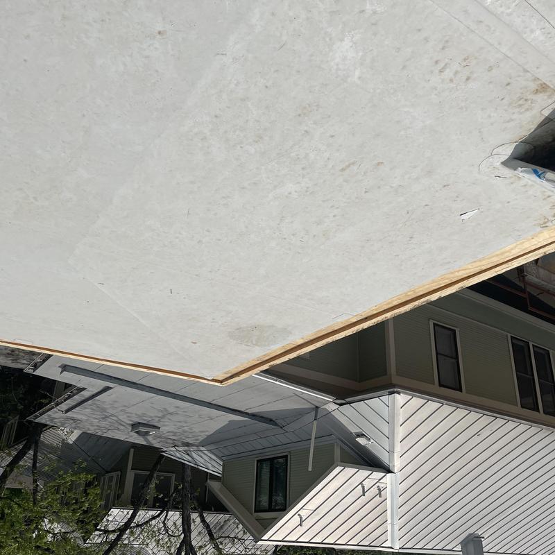 GAF EverGuard TPO roof and internal gutter installation