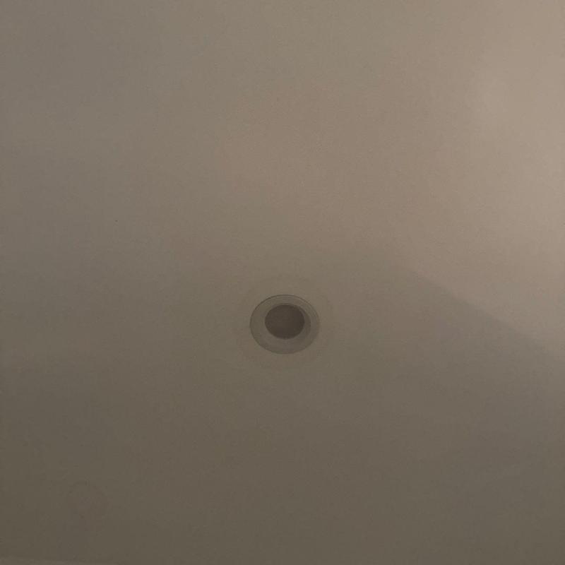 Ceiling recessed light fixture installation detail