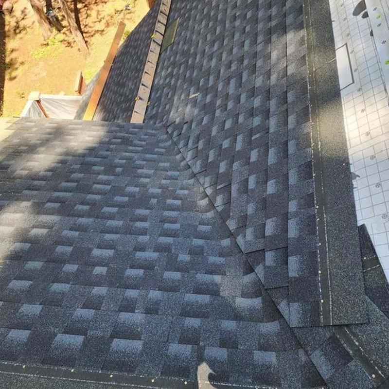 Gaf Lifetime asphalt roof shingles installation
