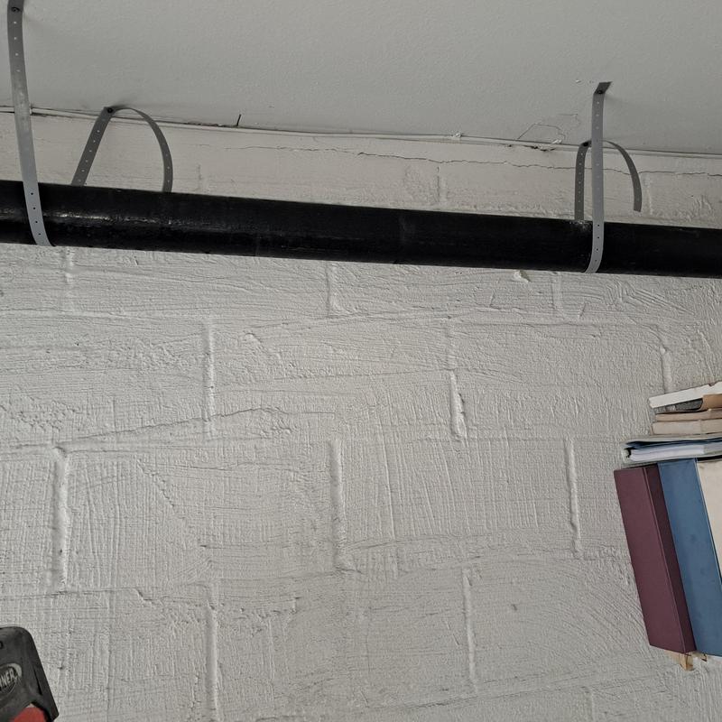 Main sewer horizontal drain pipe with new slope Main sewer horizontal drain pipe with new slope