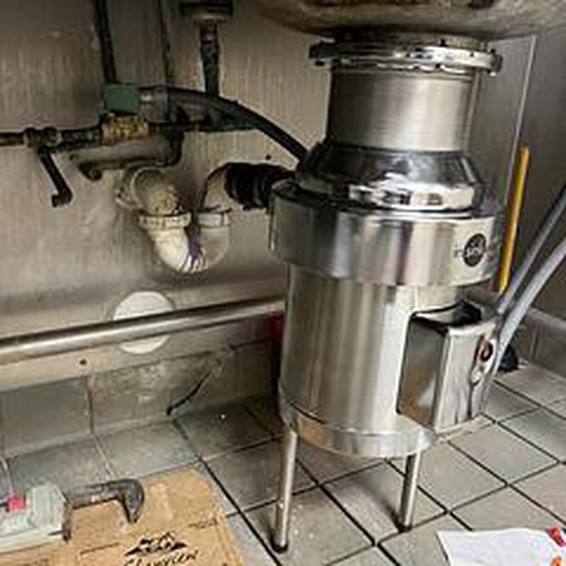 Insinkerator commercial garbage disposal installation