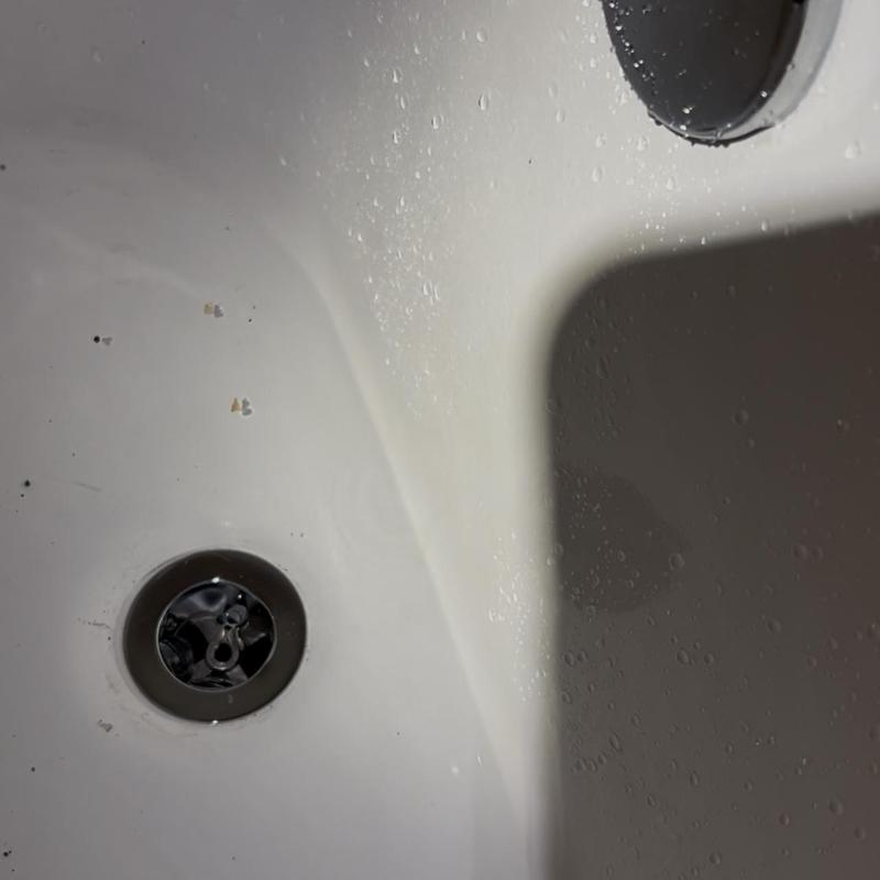 Tub waste and overflow with new 112 P-trap installed