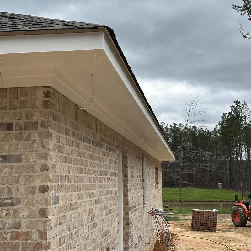 Fascia board painting with primer and finish coat Fascia board painting with primer and finish coat