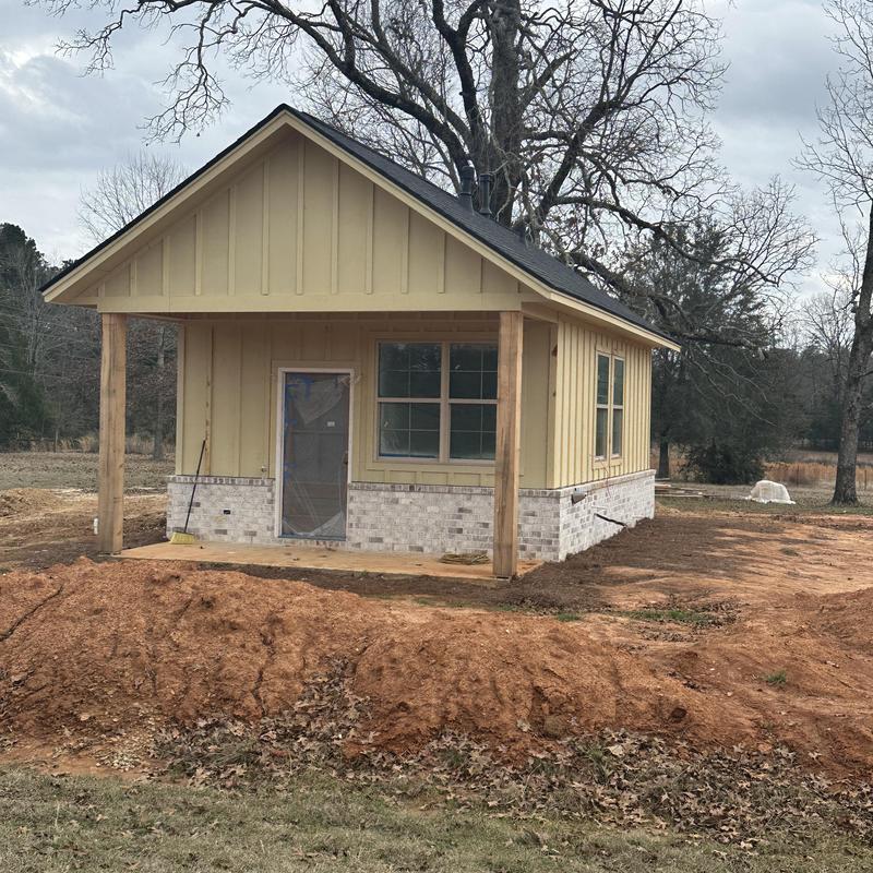 Roof shingles and exterior siding on new construction Roof shingles and exterior siding on new construction