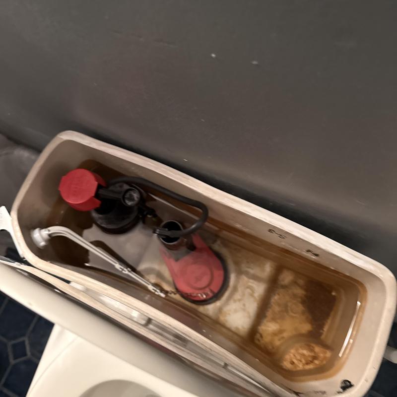 Toilet flush handle inside tank replacement San Francisco