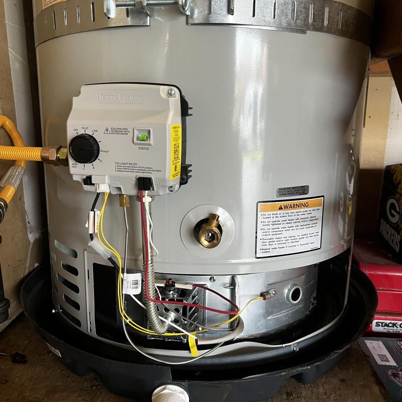 Water heater burner and pilot assembly replacement