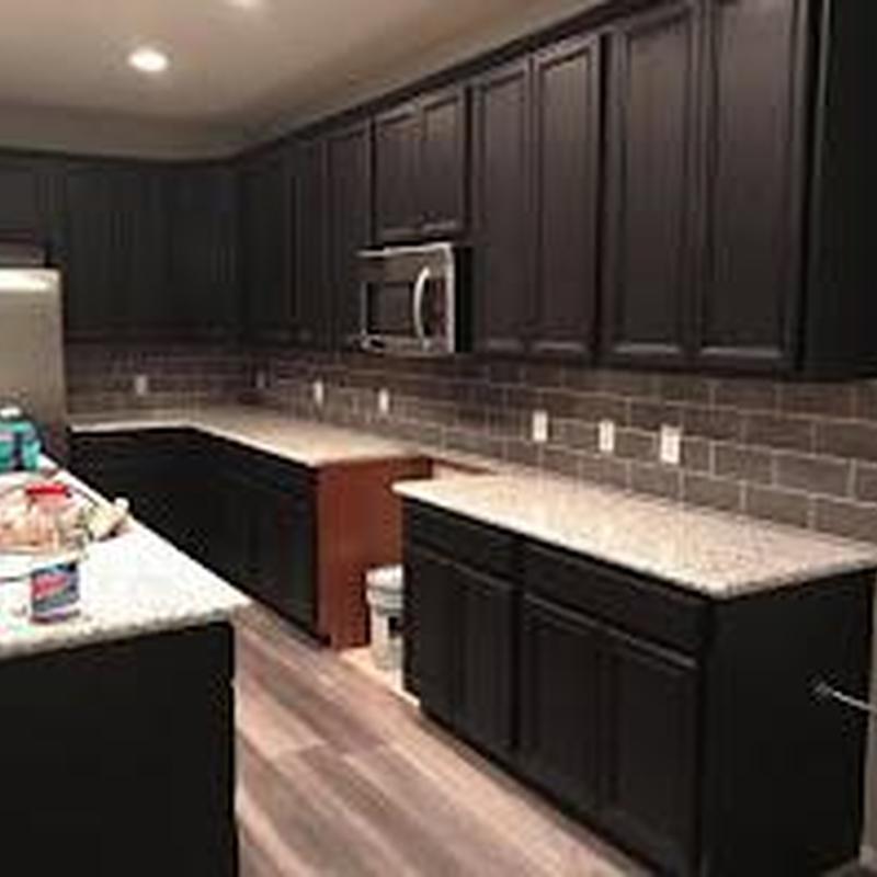 Kitchen cabinets and granite countertop installation