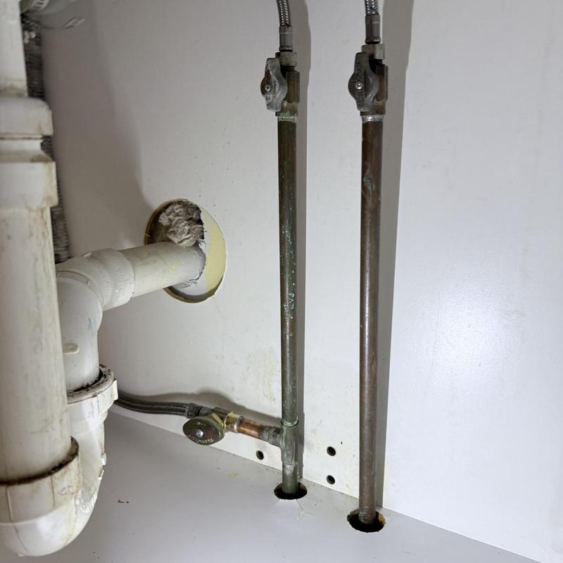 Dishwasher shut off valve replacement under sink