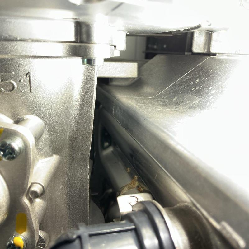 Navien tankless water heater heat exchanger close-up