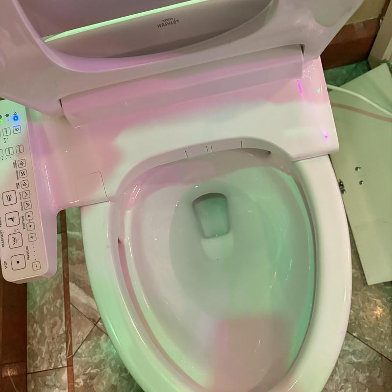 Toto Washlet bidet toilet seat installation