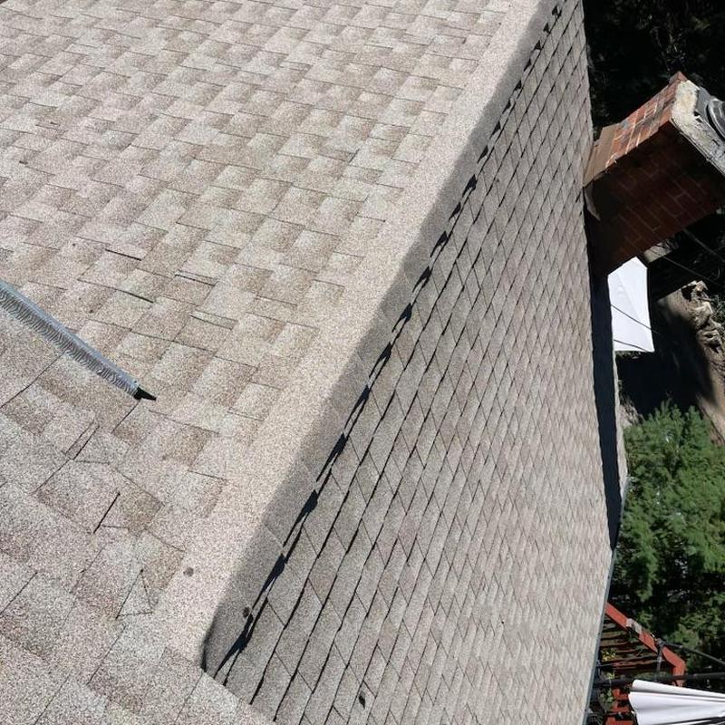 GAF lifetime asphalt shingle roof installation