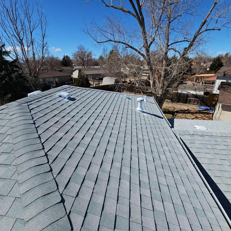 Owen Corning Storm Class 4 antique silver roof shingles