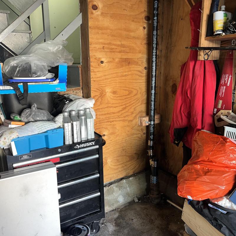 Kitchen sink cast iron to DWV drain line replacement