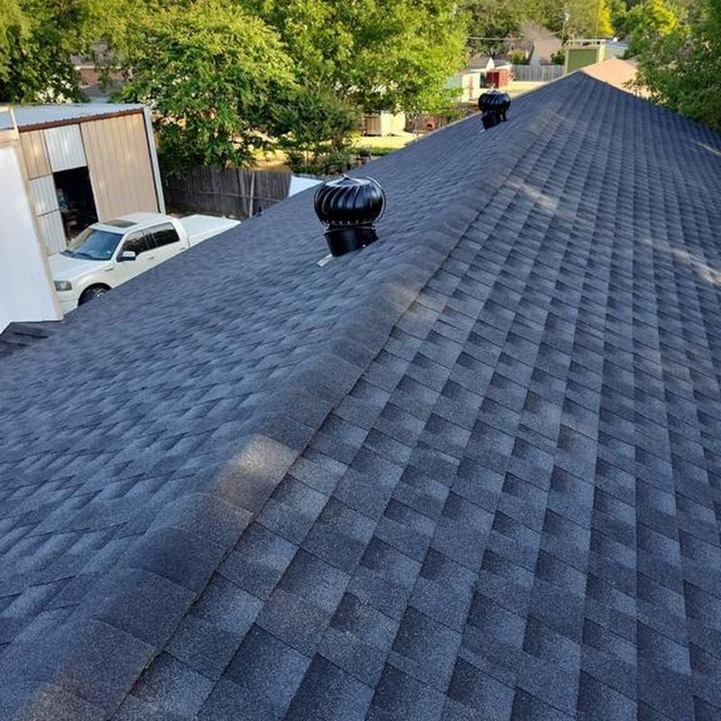 Charcoal GAF Timberline HDZ shingle roof replacement
