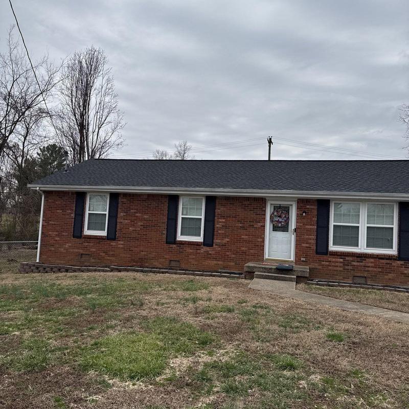 Asphalt shingle roof inspection with hail damage in Clarksville