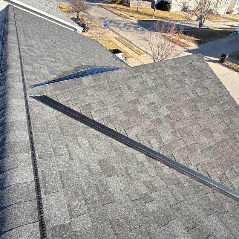 Malarkey Vista black architectural shingles installation