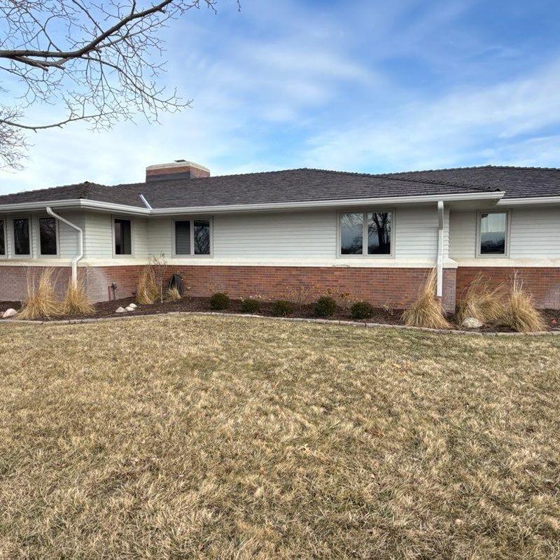 Brava Cedar Shake synthetic shingles and seamless gutters