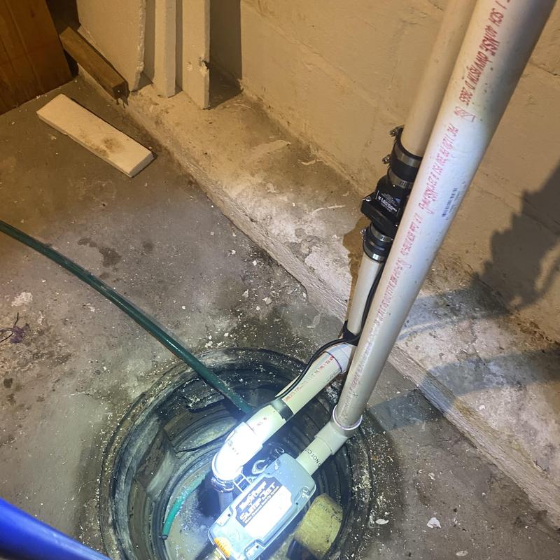 13 hp sump pump with check valve installation