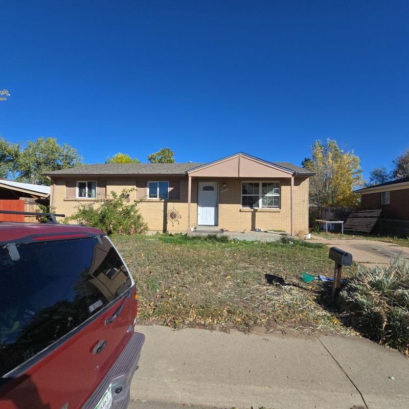 Shingle roof hail storm damage with total loss
