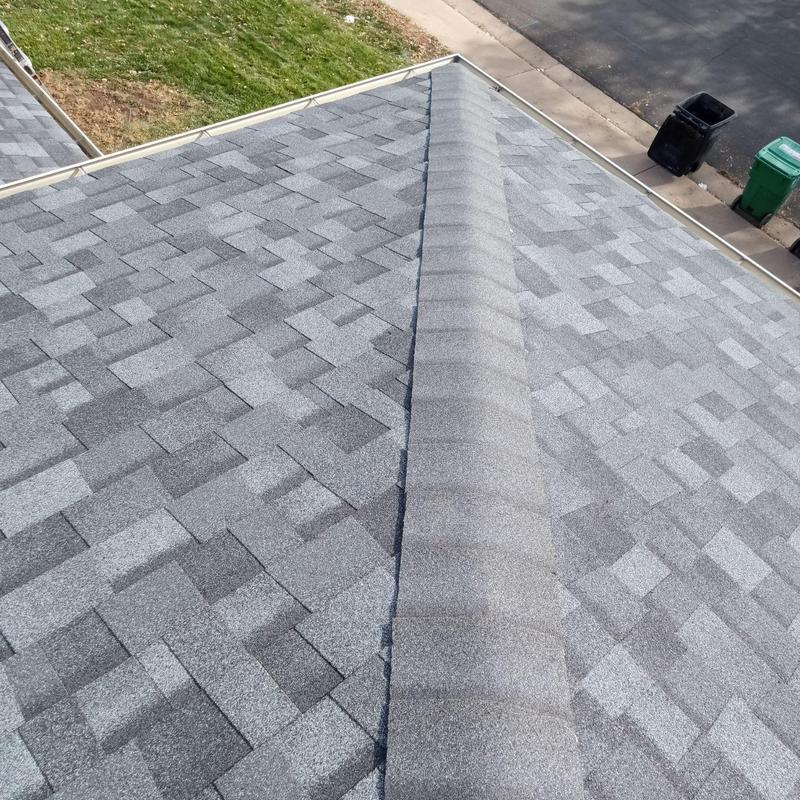 Owens Corning Estate Gray shingle roof installation