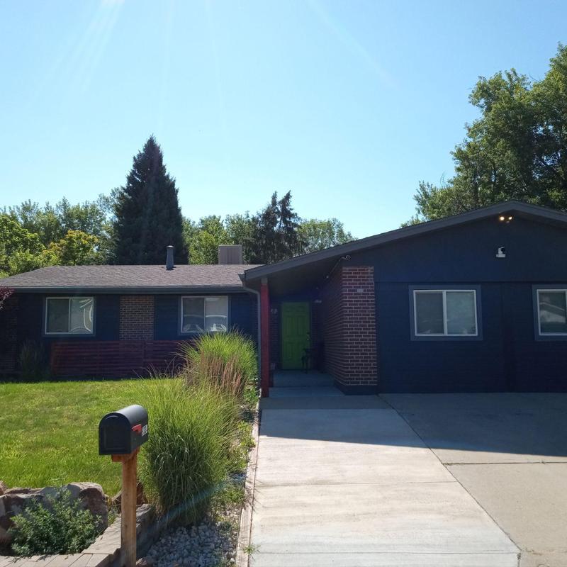 Asphalt shingle roof with storm hail damage in Denver