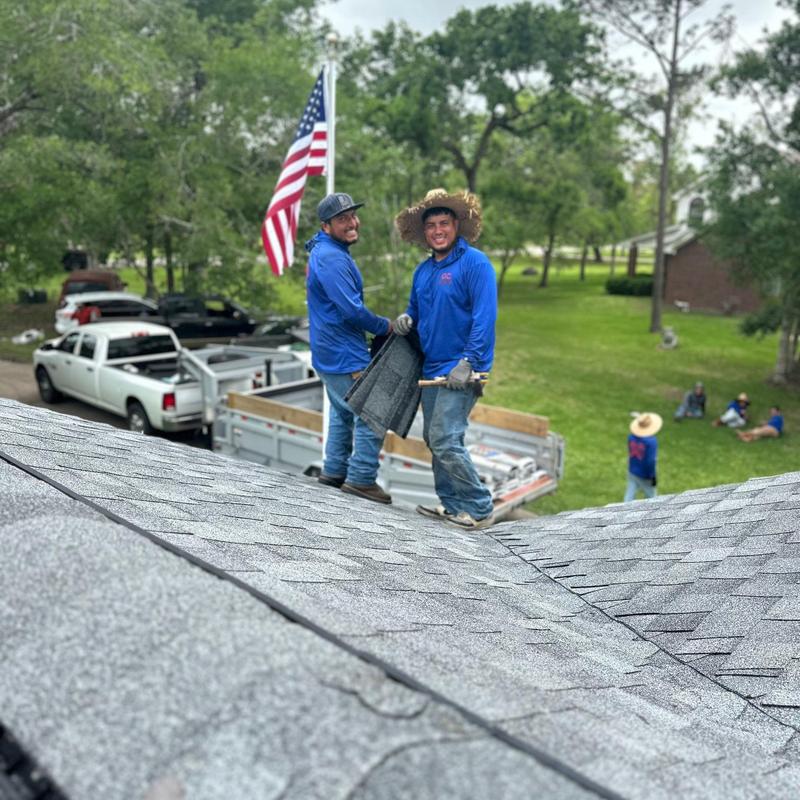 Tamko Titan XT Antique Slate roof installation in Friendswood Tamko Titan XT Antique Slate roof installation in Friendswood